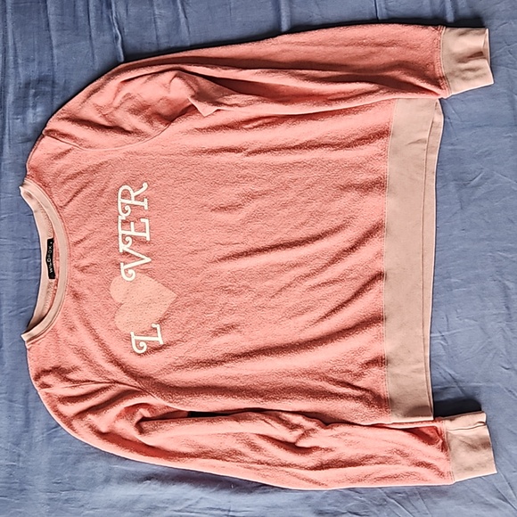 Wildfox Lover Sweatshirt Light Pink S - Picture 1 of 6
